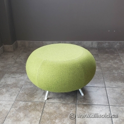 Green Reception Stool Chair Allermuir A622 Pebble